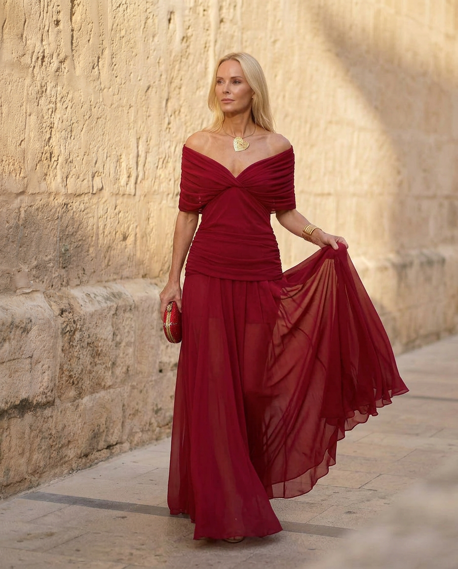 Ilaria | Abito Elegante in Seta
