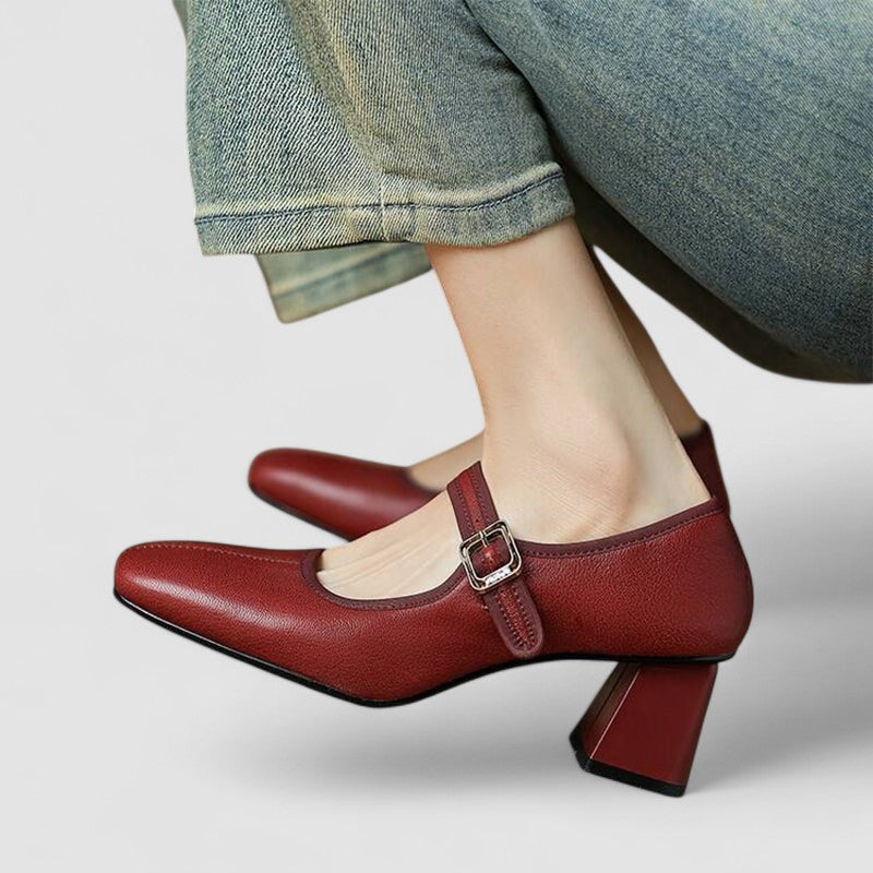 Monica | Scarpe Mary Jane con Tacco Elegante