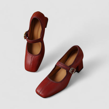 Monica | Scarpe Mary Jane con Tacco Elegante