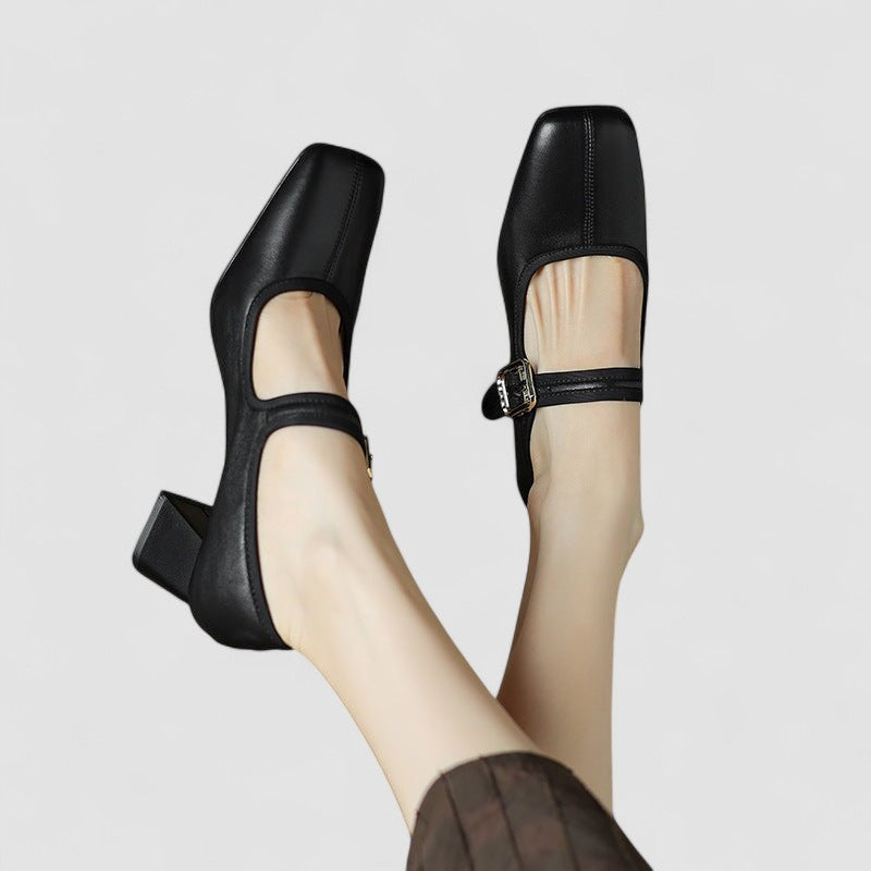 Monica | Scarpe Mary Jane con Tacco Elegante