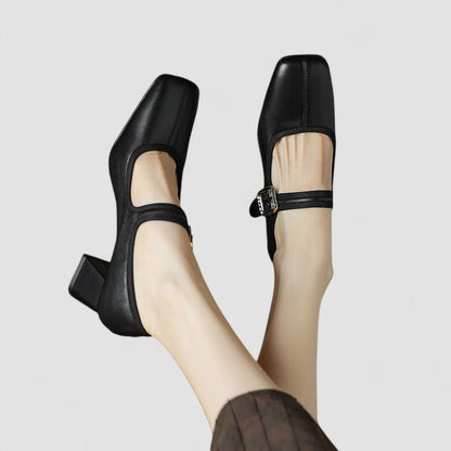 Monica | Scarpe Mary Jane con Tacco Elegante
