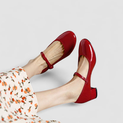 Nicole | Scarpe Mary Jane Retrò Slanciate