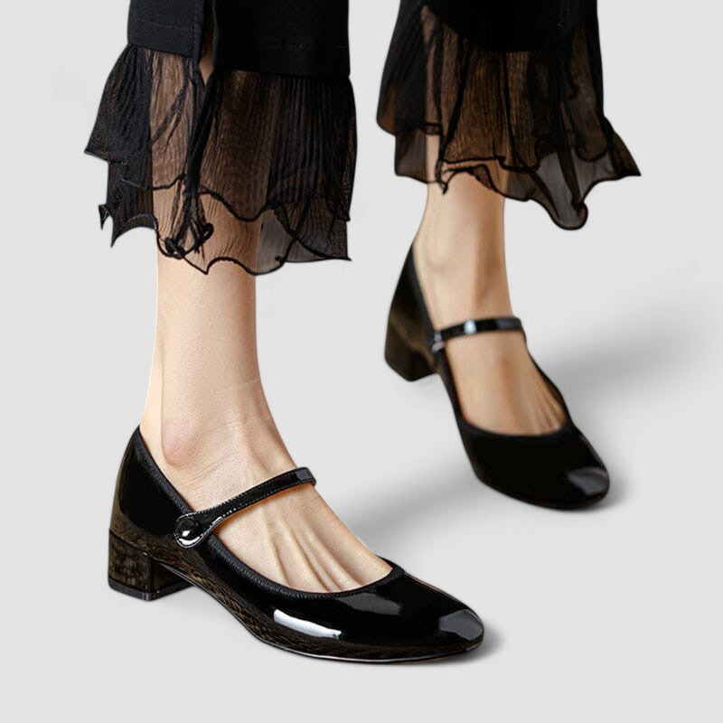 Nicole | Scarpe Mary Jane Retrò Slanciate