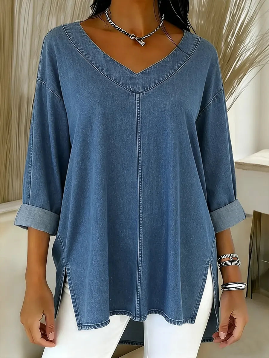 Loretta | Top in Denim alla Moda