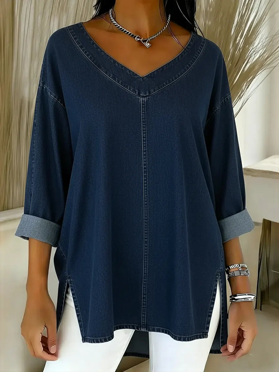 Loretta | Top in Denim alla Moda