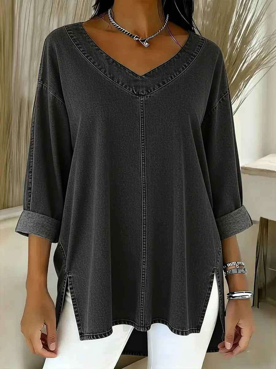 Loretta | Top in Denim alla Moda