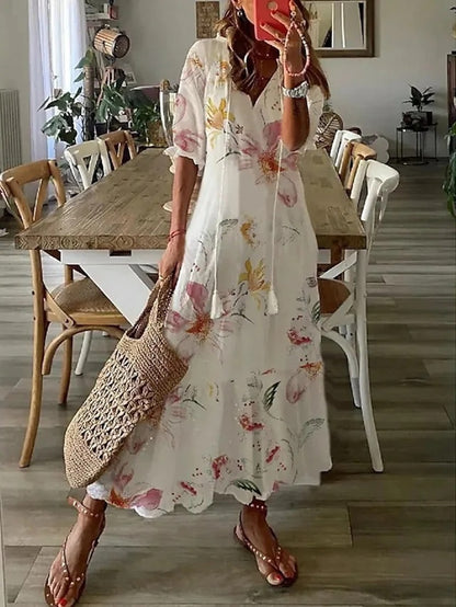 Carolina | Abito Boho dalla Linea Morbida