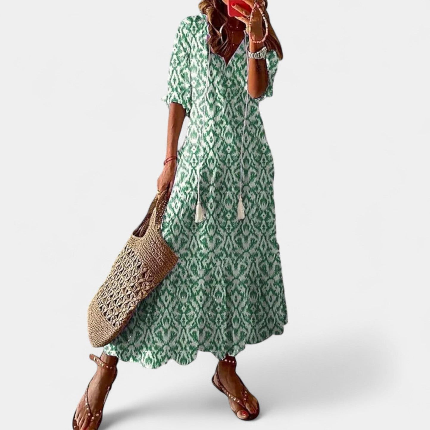 Ornella | Abito Maxi Boho Elegante