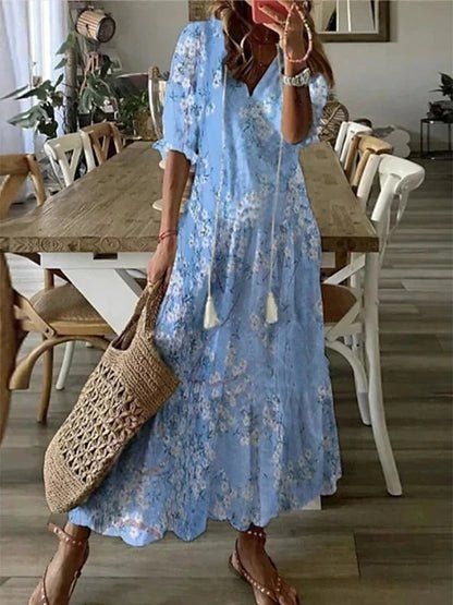 Eleonora | Abito Midi Boho dallo Stile Casual