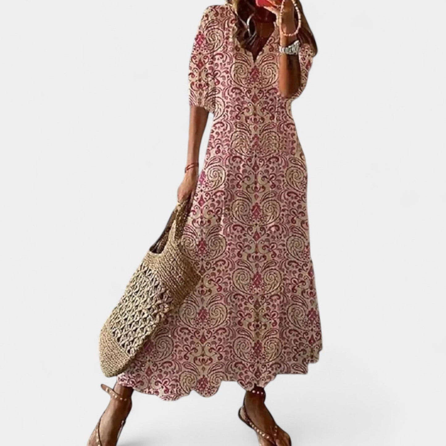 Ornella | Abito Maxi Boho Elegante